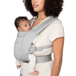 Ergobaby Embrace Soft Air Mesh Soft Grey Babytrage Für Neugeborene -Roba Verkäufe 2024 baby carrier embrace soft air mesh soft grey 3