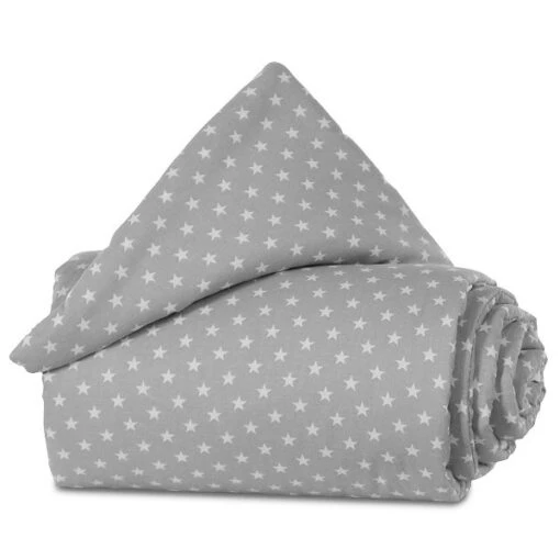 Babybay Nestchen Organic Cotton Für Maxi, Boxspring Und Comfort Lichtgrau, Mit Sternen Weiß -Roba Verkäufe 2024 babybay nestchen organic cotton maxi boxspring lichtgrau sterne weiss 160848 001