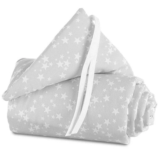 Babybay Nestchen Piqué Für Maxi, Boxspring Und Comfort Perlgrau, Mit Sternen Weiß -Roba Verkäufe 2024 babybay nestchen pique maxi boxspring comfort plus perlgrau sterne weiss 160814 001