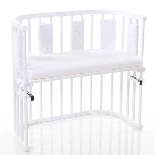 Babybay Nestchen Ultrafresh Piqué Für Original Weiß, Mit Sternemix Sand/azurblau -Roba Verkäufe 2024 babybay nestchen ultrafresh pique original weiss sternemix sand azurblau 100871 002