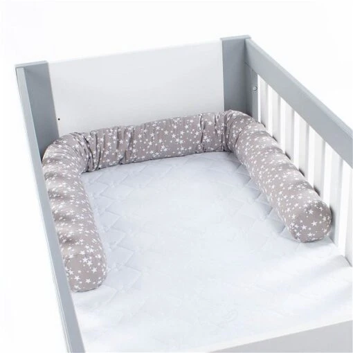 Babybay Nestchenschlange Piqué Für Kinderbetten Taupe, Mit Sternen Weiß -Roba Verkäufe 2024 babybay nestchenschlange kinderbetten pique taupe sterne weiss 501927 002