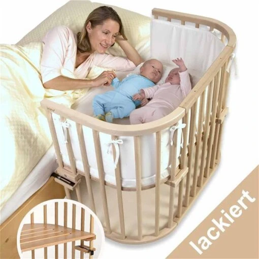 Babybay Maxi Beistellbett Natur Lackiert Stillbett - Zum Aktionspreis -Roba Verkäufe 2024