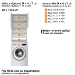 Trendteam Basix Waschmaschinen-Überbau Weiß -Roba Verkäufe 2024 basix bd 1709 003 01 datenblatt 20190822