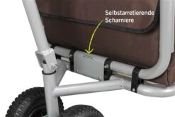 Beachtrekker LiFe Bollerwagen Braun Stabil Und Leicht Inkl. Feststellbremse -Roba Verkäufe 2024 beachtrekker life info scharniere 2