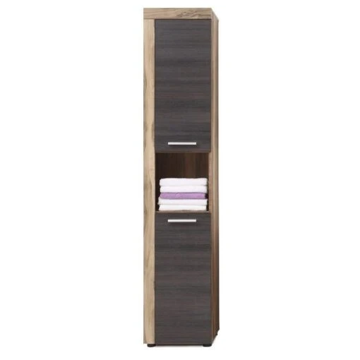 Trendteam Cancun Hochschrank Nussbaum / Touchwood Dunkelbraun -Roba Verkäufe 2024 cancun bd 1259 101 59 freisteller