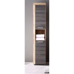 Trendteam Cancun Hochschrank Nussbaum / Touchwood Dunkelbraun -Roba Verkäufe 2024 cancun bd 1259 101 59 frontal