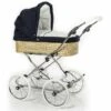 HESBA ClassicKorb Kinderwagen Außen 501 Innen 130 Räder Weiß 30 Cm, Ledergriff Weiß -Roba Verkäufe 2024 classickorb 300eva fb501 130 lg white 1