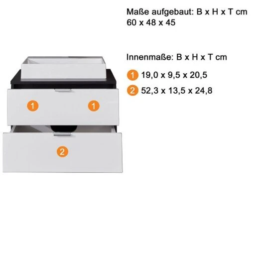 Trendteam Concept One Waschbeckenunterschrank Inkl. Waschbecken Graphit Grau -Roba Verkäufe 2024 conceptone bd 1850 304 03 datenblatt