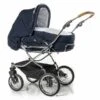 HESBA Condor Coupe Kinderwagen Außen 594 Innen 700 Schwenkbare Vorderrädern Schwarz, Ledergriff Hellbraun -Roba Verkäufe 2024 condor coupe 2 25swsl fb594 700 lg hellbraun