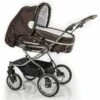 HESBA Condor Coupe Kinderwagen Außen 888 Innen 700 Teilleder Schwenkbare Vorderräder, Ledergriff Dunkelbraun -Roba Verkäufe 2024 condor coupe 2 25swsl fb888 700 lg darkbrown