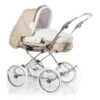 HESBA Condor Coupe Kinderwagen Außen 261 Innen 180 Teilleder - Räder Weiß 30 Cm, Griff Weiß -Roba Verkäufe 2024 condor coupe 300eva fb261 180 lg weiss