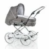 HESBA Condor Coupe Kinderwagen Außen 767 Innen 109 Räder Weiß 30 Cm, Ledergriff Grau -Roba Verkäufe 2024 condor coupe 300eva fb767 109 lg grau