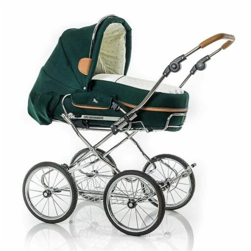 HESBA Condor Coupe Kinderwagen Außen 647 Innen 250 Teilleder Räder Schwarz 30 Cm Ledergriff Hellb -Roba Verkäufe 2024 condor coupe 300sl fb647 250 lg hellbraun 1