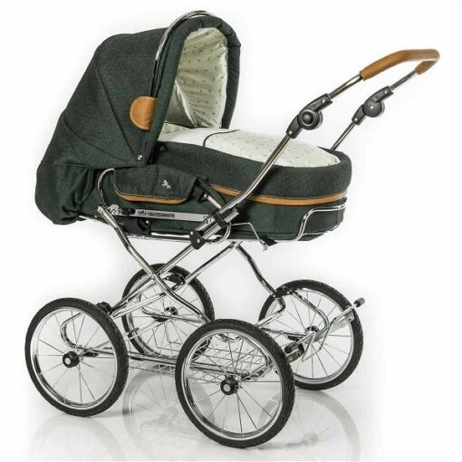 HESBA Condor Coupe Kinderwagen Außen 684 Innen 250 Teilleder Räder Schwarz 30 Cm, Ledergriff Hellbraun -Roba Verkäufe 2024 condor coupe 300sl fb684 250 lg lightbrown