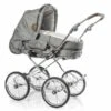 HESBA Condor Coupe Kinderwagen Außen 796 Innen 718 Teilleder Räder Schwarz 30 Cm, Ledergriff Braun -Roba Verkäufe 2024 condor coupe 300sl fb796 718 lg braun 1