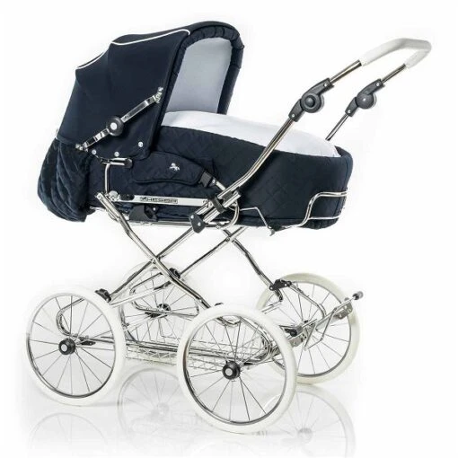 HESBA Corrado Kinderwagen Außen 522 Innen 177 Räder Weiß 30 Cm, Ledergriff Weiß -Roba Verkäufe 2024 corrado 300eva fb522 177 lg weiss