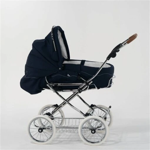 HESBA Condor Coupe Kinderwagen Außen 503 Innen 173 Räder Weiß 25 Cm, Ledergriff Hellbraun -Roba Verkäufe 2024 cro9320