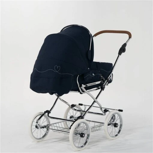 HESBA Condor Coupe Kinderwagen Außen 503 Innen 173 Räder Weiß 25 Cm, Ledergriff Hellbraun -Roba Verkäufe 2024 cro9330