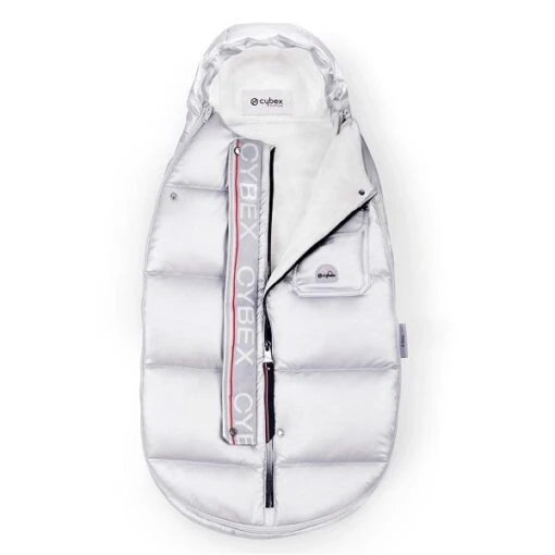 CYBEX Platinum Winter Fußsack Mini Arctic Silver Passend Für Cloud Z I-Size -Roba Verkäufe 2024 cyb 21 int y000 winterfootmuff mini arsi zipper semi open