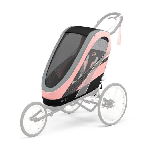 CYBEX ZENO Sitzpaket Silver Pink Einsitzer-Kabine -Roba Verkäufe 2024 cyb 21 zeno eu y045 sipi blpi greyedout screen hd