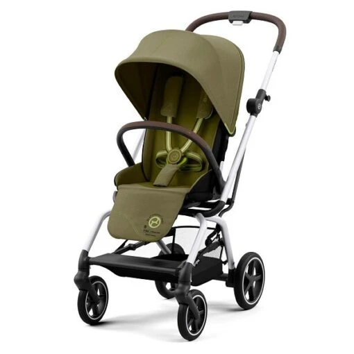 CYBEX Eezy S Twist+2 Buggy Nature Green Gestell Silver | Mit All-Terrain Rädern -Roba Verkäufe 2024 cyb 22 int y045 eezystwist 2 slv nagr