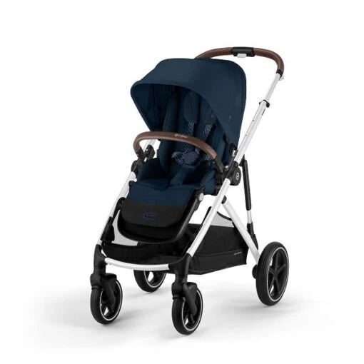 CYBEX Gazelle S Sportwagen Ocean Blue Gestell In Silver | Der City-Shopper -Roba Verkäufe 2024 cyb 22 int y045 gazelle slv ocbl