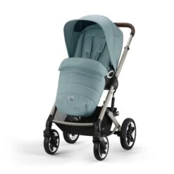 CYBEX Talos S LUX Kinderwagen Bundle Sky Blue Gestell In Taupe -Roba Verkäufe 2024 cyb 22 int y045 talosslux windstopper tpe skbl screen hd