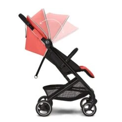 CYBEX Beezy Buggy Hibiscus Red - Gestell Black -Roba Verkäufe 2024 cyb 22 int y270 beezy blk hibr canopy steps