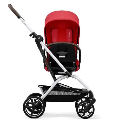 CYBEX Eezy S Twist+2 Buggy Hibiscus Red Gestell Silver | Mit All-Terrain Rädern -Roba Verkäufe 2024 cyb 22 int y270 eezystwist 2 slv hibr rotation