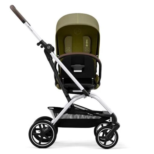 CYBEX Eezy S Twist+2 Buggy Nature Green Gestell Silver | Mit All-Terrain Rädern -Roba Verkäufe 2024 cyb 22 int y270 eezystwist 2 slv nagr rotation