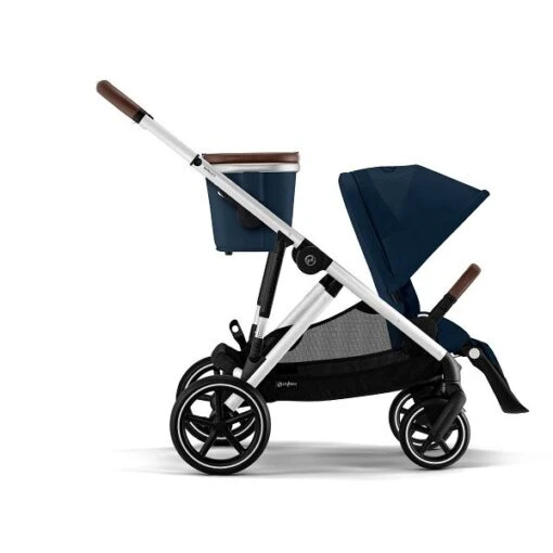 CYBEX Gazelle S Sportwagen Ocean Blue Gestell In Silver | Der City-Shopper -Roba Verkäufe 2024 cyb 22 int y270 gazelles shopper slv ocbl