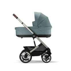 CYBEX Talos S LUX Kinderwagen Bundle Sky Blue Gestell In Taupe -Roba Verkäufe 2024 cyb 22 int y270 talosslux cotslux tpe skbl screen hd