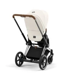 CYBEX E-PRIAM Sportwagen Off White Gestell Wählbar New Generation -Roba Verkäufe 2024 cyb 23 int y225 e priam chbr ofwh print medium