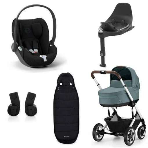 CYBEX Talos S LUX Kinderwagen Bundle Sky Blue Gestell In Taupe -Roba Verkäufe 2024 cybex talos bundle 1002450902