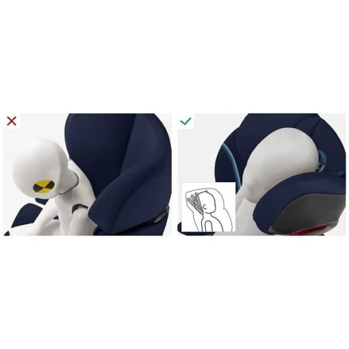 CYBEX Pallas S-Fix Kindersitz Navy Blue Gruppe 1,2,3 -Roba Verkäufe 2024