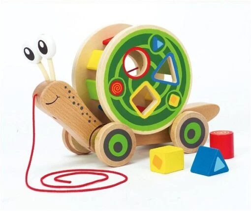 Hape Nachzieh Schnecke E0349 -Roba Verkäufe 2024 e0349 walk a long snail 3 1