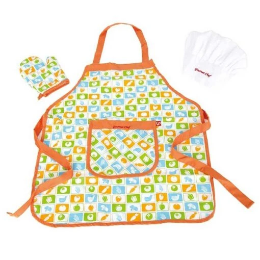 Hape All In One Küche E3126 -Roba Verkäufe 2024 e3119 chefs apron set 1 1