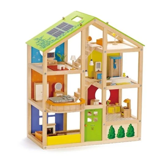 Hape Vier Jahreszeiten Haus (möbeliert) E3401 -Roba Verkäufe 2024 e3401 all season house