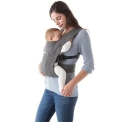 Ergobaby Embrace Heather Grey Babytrage Für Neugeborene -Roba Verkäufe 2024 embrace heathergrey bcemagry bfi 1