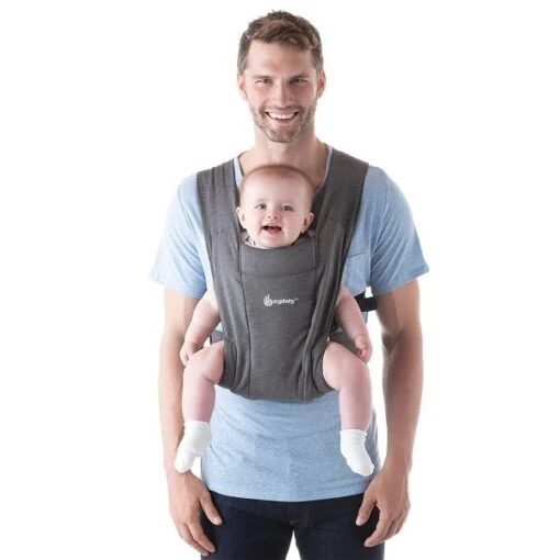 Ergobaby Embrace Heather Grey Babytrage Für Neugeborene -Roba Verkäufe 2024 embrace heathergrey bcemagry obo 1