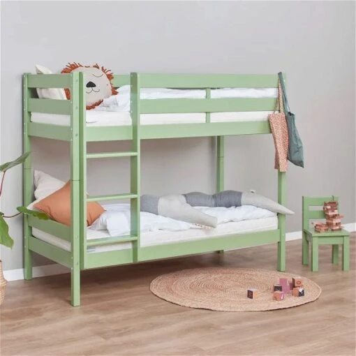 Hoppekids ECO Comfort Etagenbett Pale Green 70 X 160 Cm - Ohne Lattenroste -Roba Verkäufe 2024