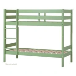 Hoppekids ECO Comfort Etagenbett Pale Green 70 X 160 Cm - Ohne Lattenroste -Roba Verkäufe 2024 etagenbett 70x160 green 2