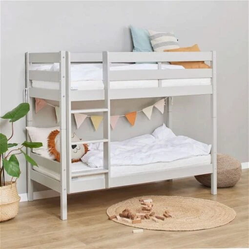 Hoppekids ECO Comfort Etagenbett Dove Grey 70 X 160 Cm - Ohne Lattenroste -Roba Verkäufe 2024