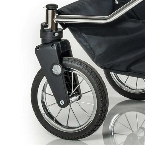 HESBA ClassicA Kinderwagen Außen 557, Innen 150 Mit Schwenkbaren Vorderrädern Schwarz SW-SL 2/25 -Roba Verkäufe 2024 gestelltyp sw sl 2 25 schwenkbaren vorderraeder 4