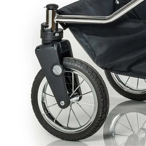 HESBA Condor Coupe Kinderwagen Außen 594 Innen 700 Schwenkbare Vorderrädern Schwarz, Ledergriff Hellbraun -Roba Verkäufe 2024 gestelltyp sw sl 2 25 schwenkbaren vorderraeder 7