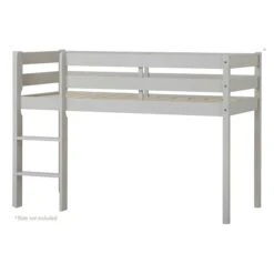 Hoppekids ECO Comfort Halbhohes Bett Dove Grey 70 X 160 Cm - Ohne Lattenrost -Roba Verkäufe 2024 halbhochbett grey 70x160