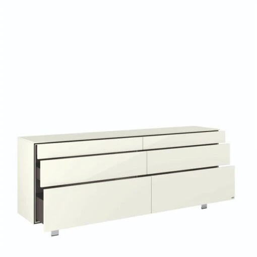 Hülsta Neo Sideboard 6 Schubkästen Lack Weiß -Roba Verkäufe 2024 huelsta neo 134452f4