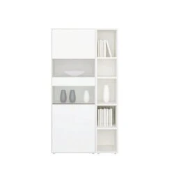 Now! By Hülsta Easy Vitrine Reinweiß 180x96x44 2-teilig -Roba Verkäufe 2024 huelsta now easy 160518f5