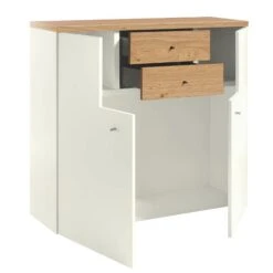 Now! Time By Hülsta Highboard 2 Winkeltüren Natureiche/Lack-weiß -Roba Verkäufe 2024 huelsta now time 104957f4