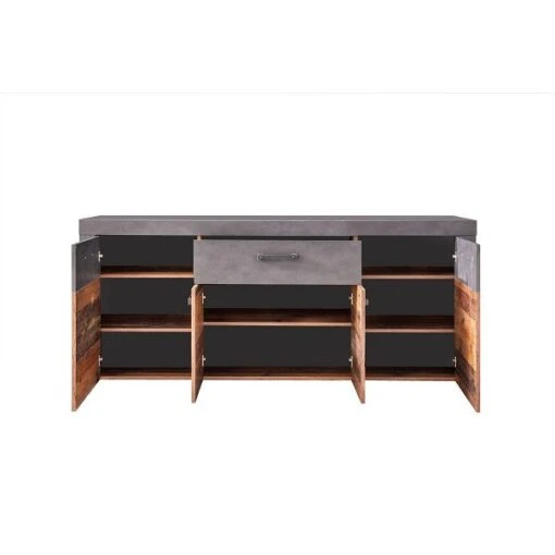 Trendteam Indy Sideboard Old Wood / Graphit Grau -Roba Verkäufe 2024 indy wo 1879 872 23 geoffnet freisteller